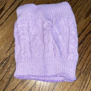 Tube knit top / neck scarf